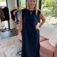Dream Butter Knit Dress- Navy