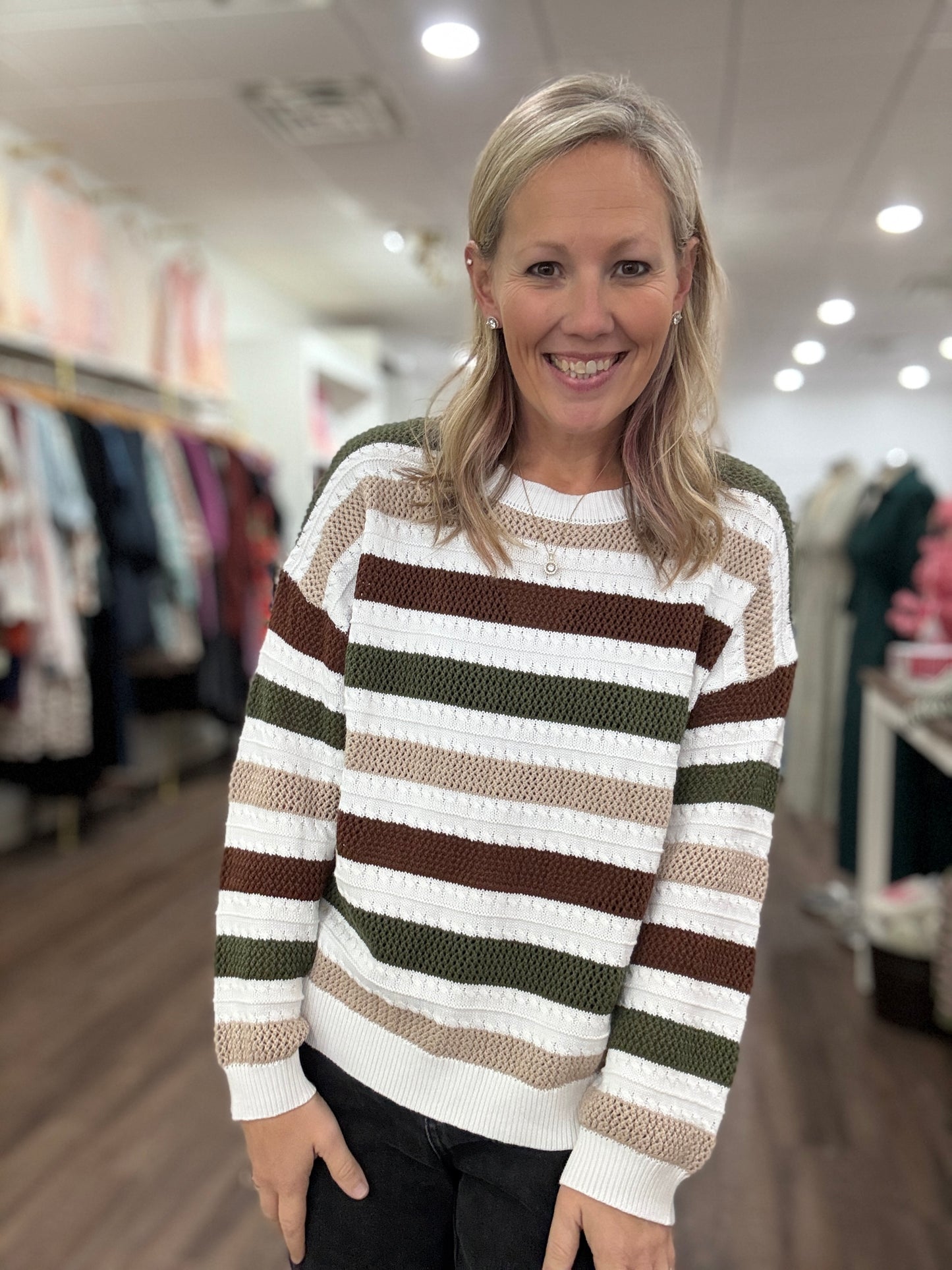 Layla Hollow Knit Sweater