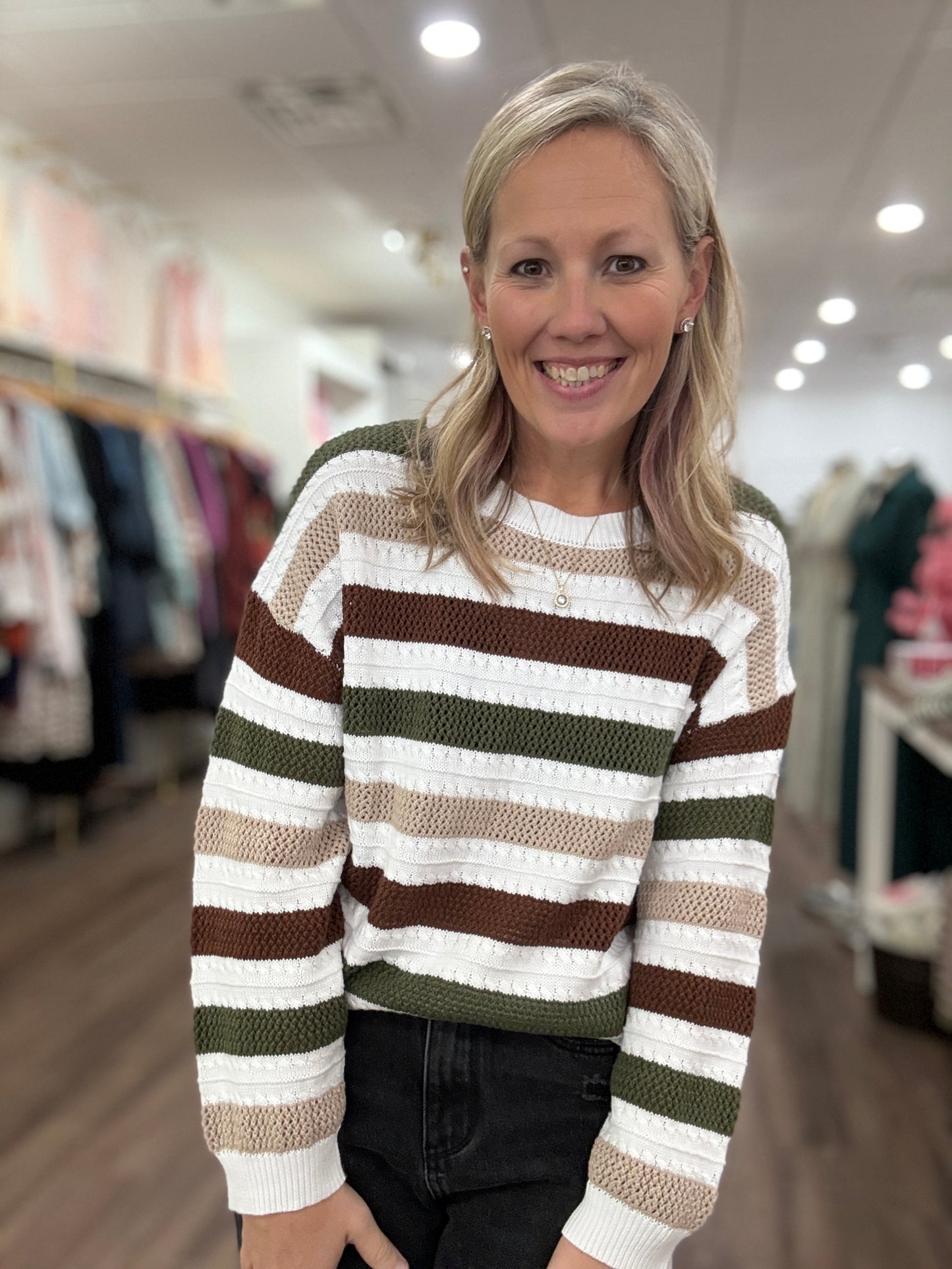 Layla Hollow Knit Sweater