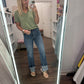 Wide Leg Cuff Jean