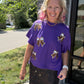 Sideline Sparkle Top- Purple