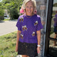 Sideline Sparkle Top- Purple