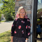 Red & Black Football Sweatshirt