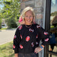 Red & Black Football Sweatshirt