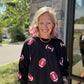 Red & Black Football Sweatshirt
