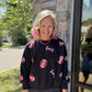 Red & Black Football Sweatshirt