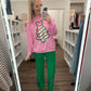 Kelly Green Pop Jeans