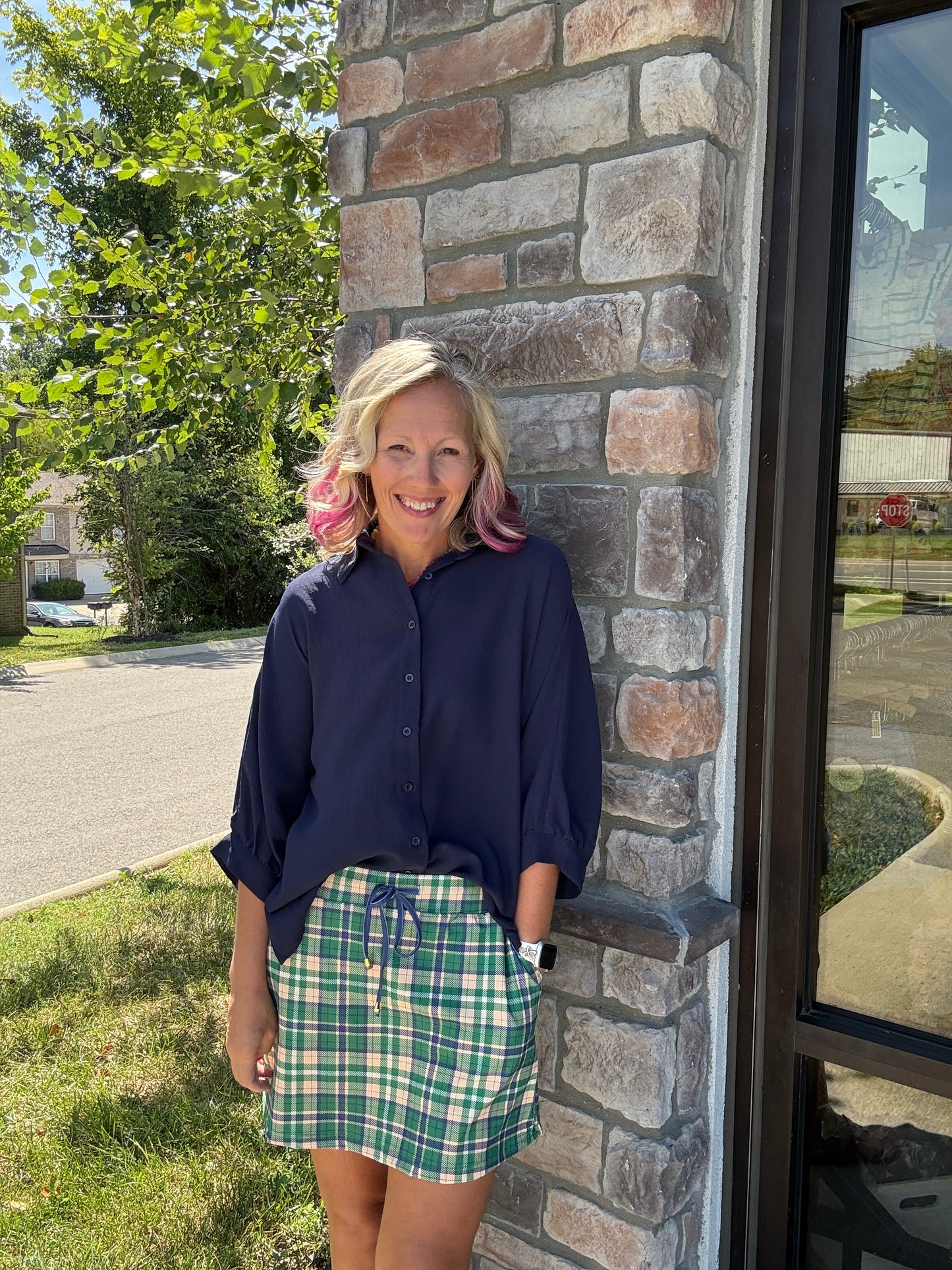 Sutton Top- Navy