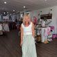 Sage Stripe Maxi Skirt