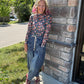 Fall in Bloom Mesh Top