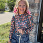 Fall in Bloom Mesh Top