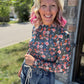 Fall in Bloom Mesh Top