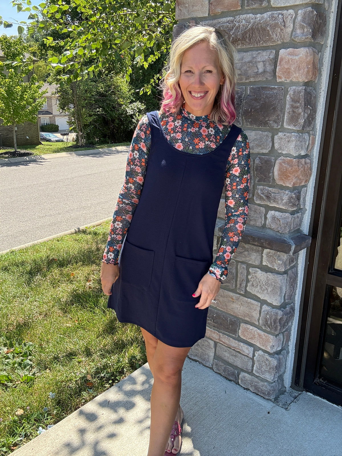 Fall in Navy Jumper