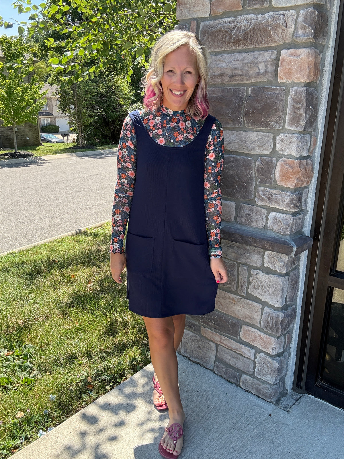 Fall in Navy Jumper