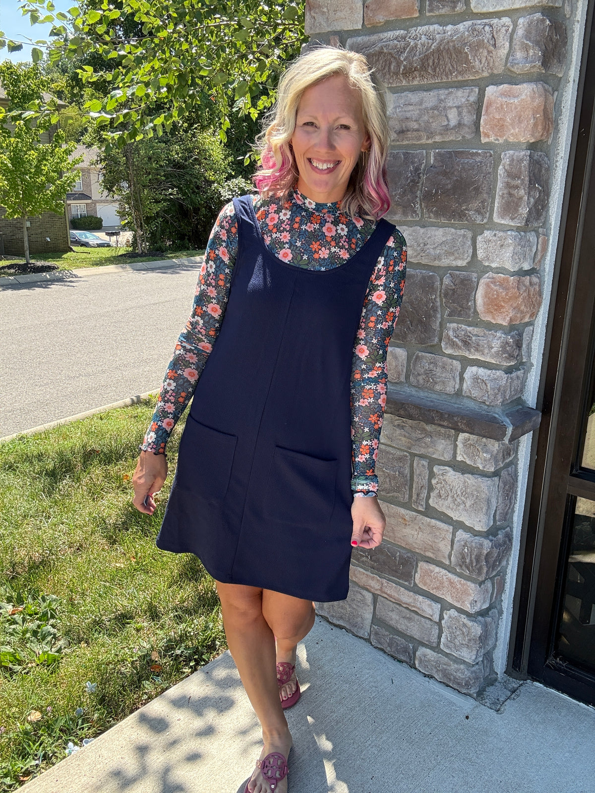 Fall in Navy Jumper