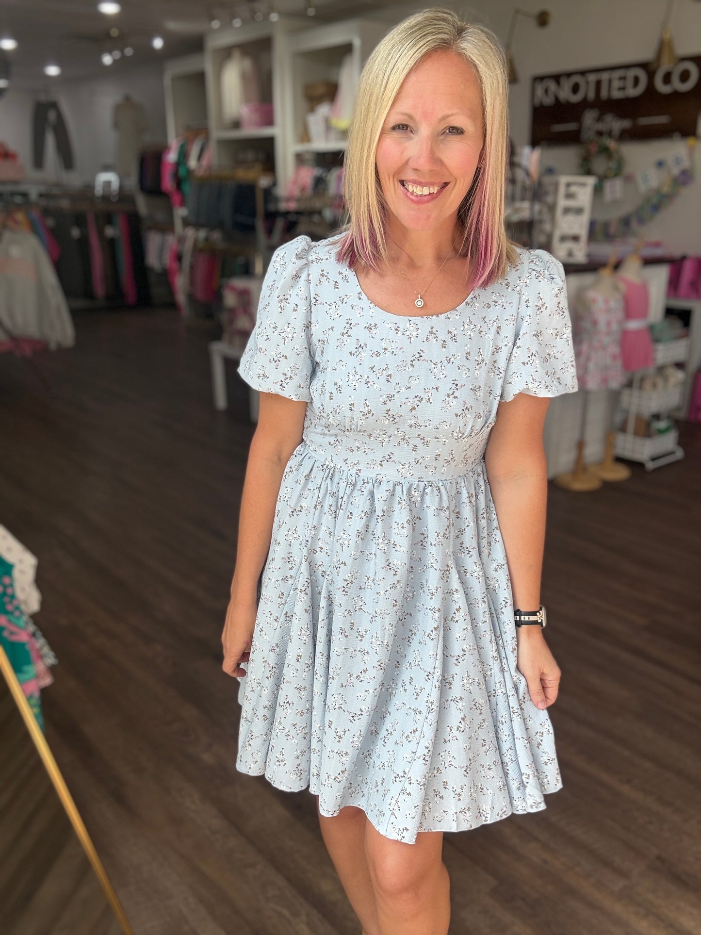 Bluebell Ditsy Floral Dress