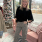 Ashwood Leopard Barrel Jean