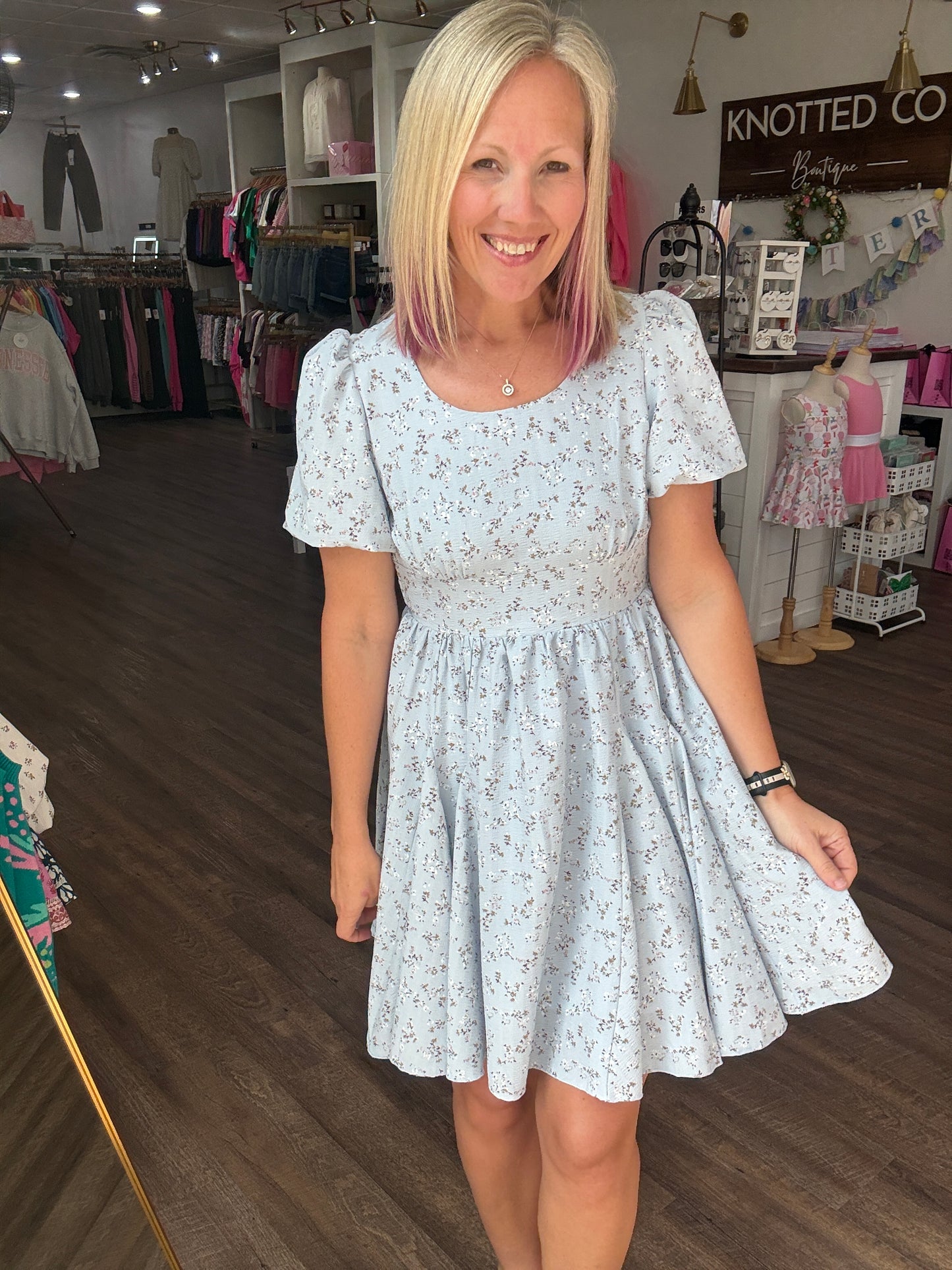 Bluebell Ditsy Floral Dress