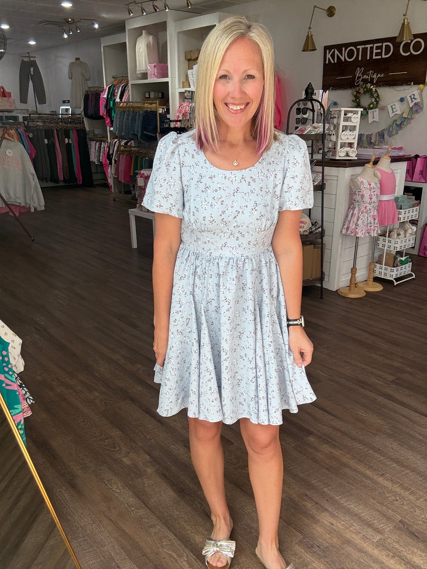 Bluebell Ditsy Floral Dress