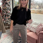 Ashwood Leopard Barrel Jean