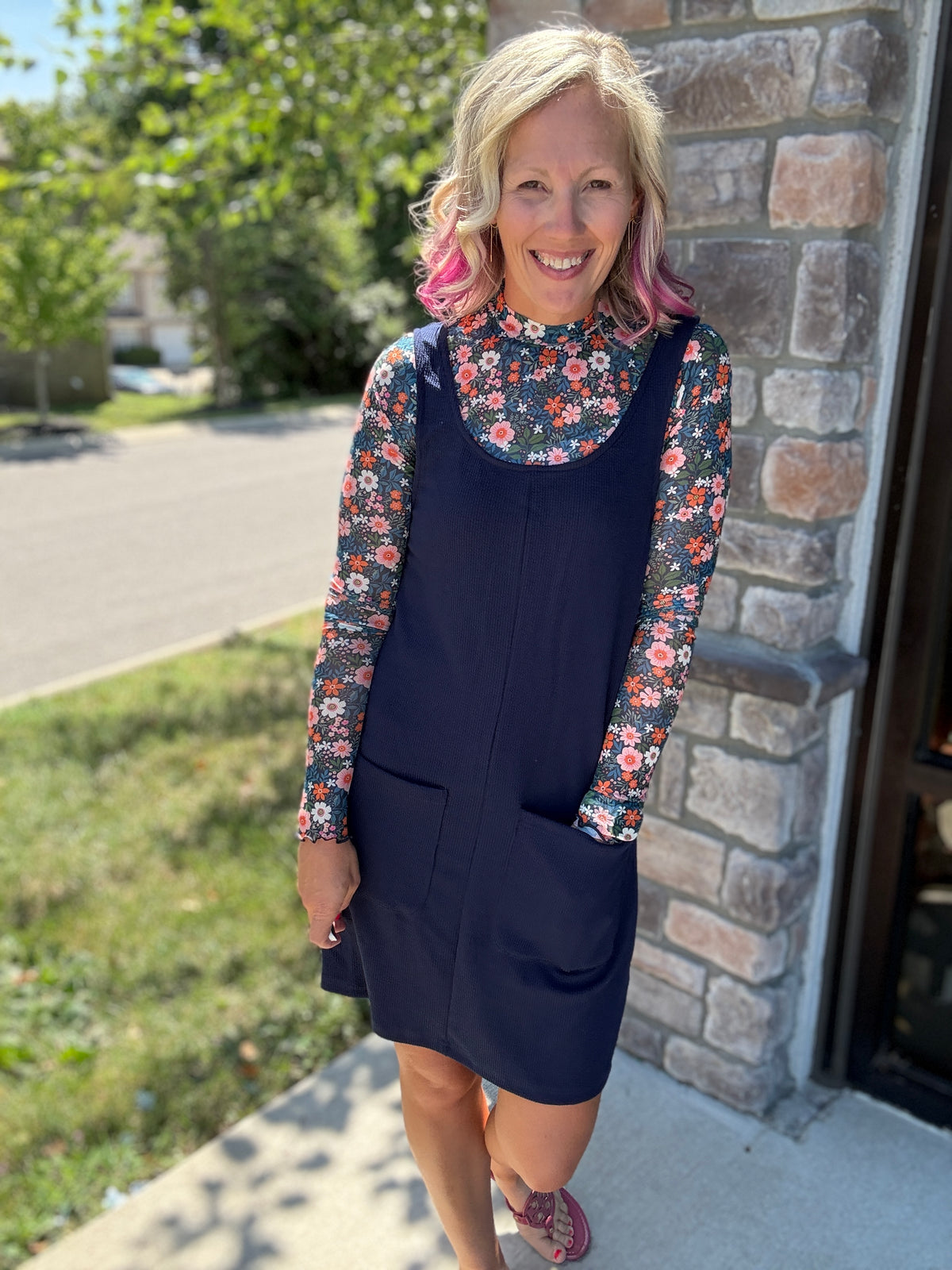 Fall in Navy Jumper