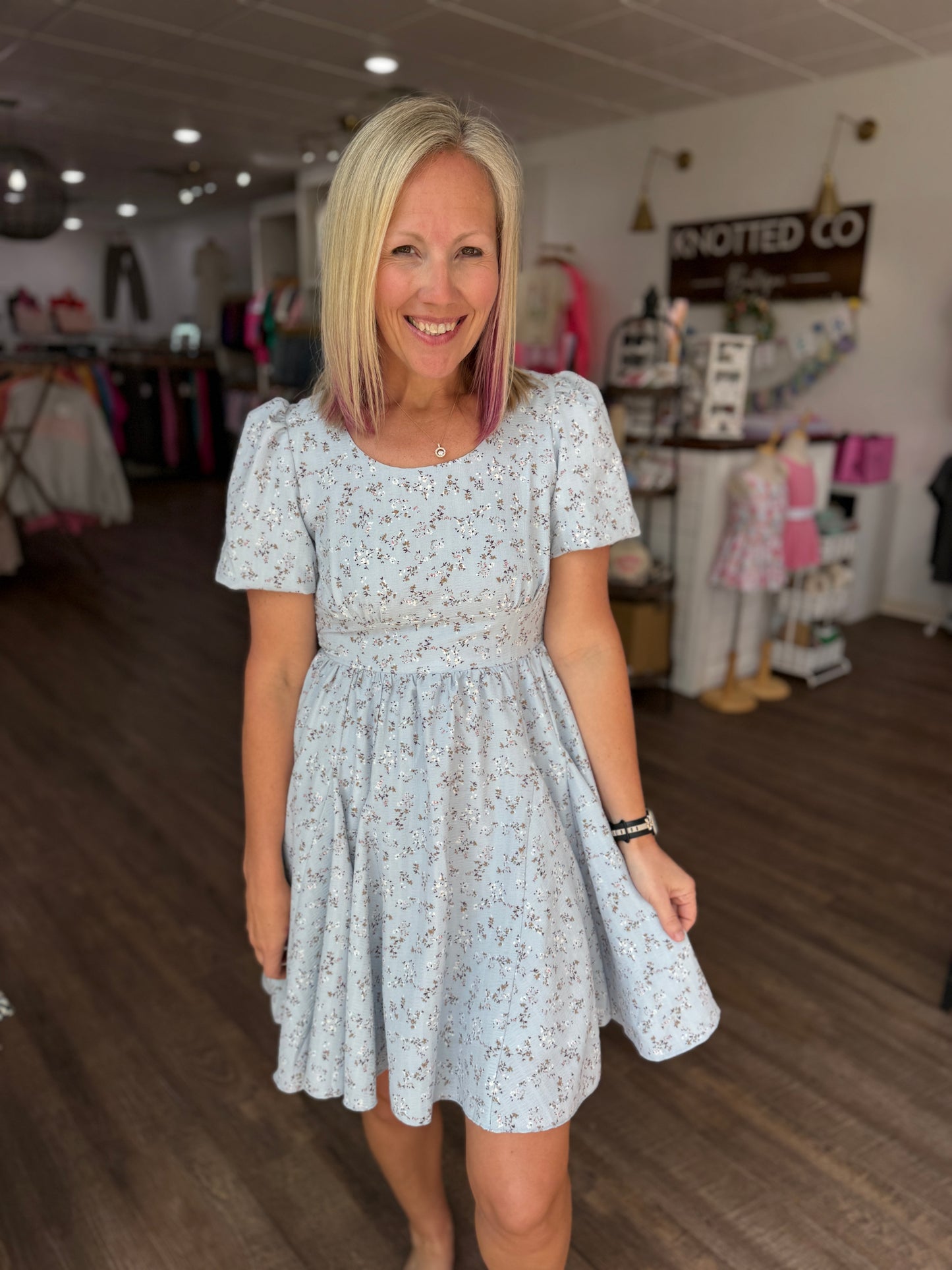 Bluebell Ditsy Floral Dress