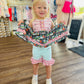 Apple Ruffle Shortie
