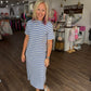 Everyday Ease Dress- Vista Blue