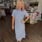 Everyday Ease Dress- Vista Blue