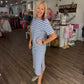 Everyday Ease Dress- Vista Blue