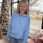 On the Go Luxe Pullover- Blue