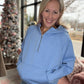 On the Go Luxe Pullover- Blue