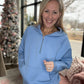 On the Go Luxe Pullover- Blue