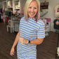 Everyday Ease Dress- Vista Blue
