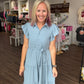 The Goldie Dress- Blue