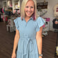 The Goldie Dress- Blue
