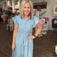 The Goldie Dress- Blue