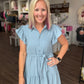 The Goldie Dress- Blue