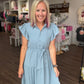 The Goldie Dress- Blue