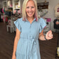 The Goldie Dress- Blue