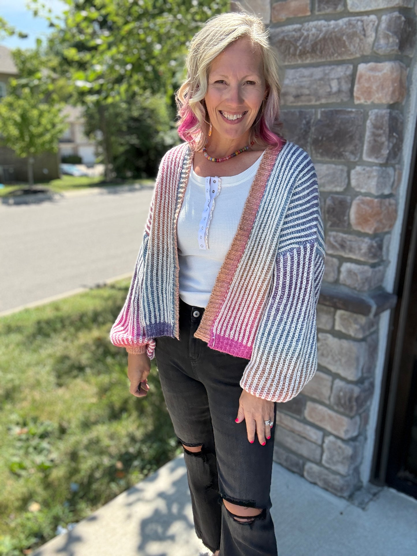 Chasing Rainbows Cardigan