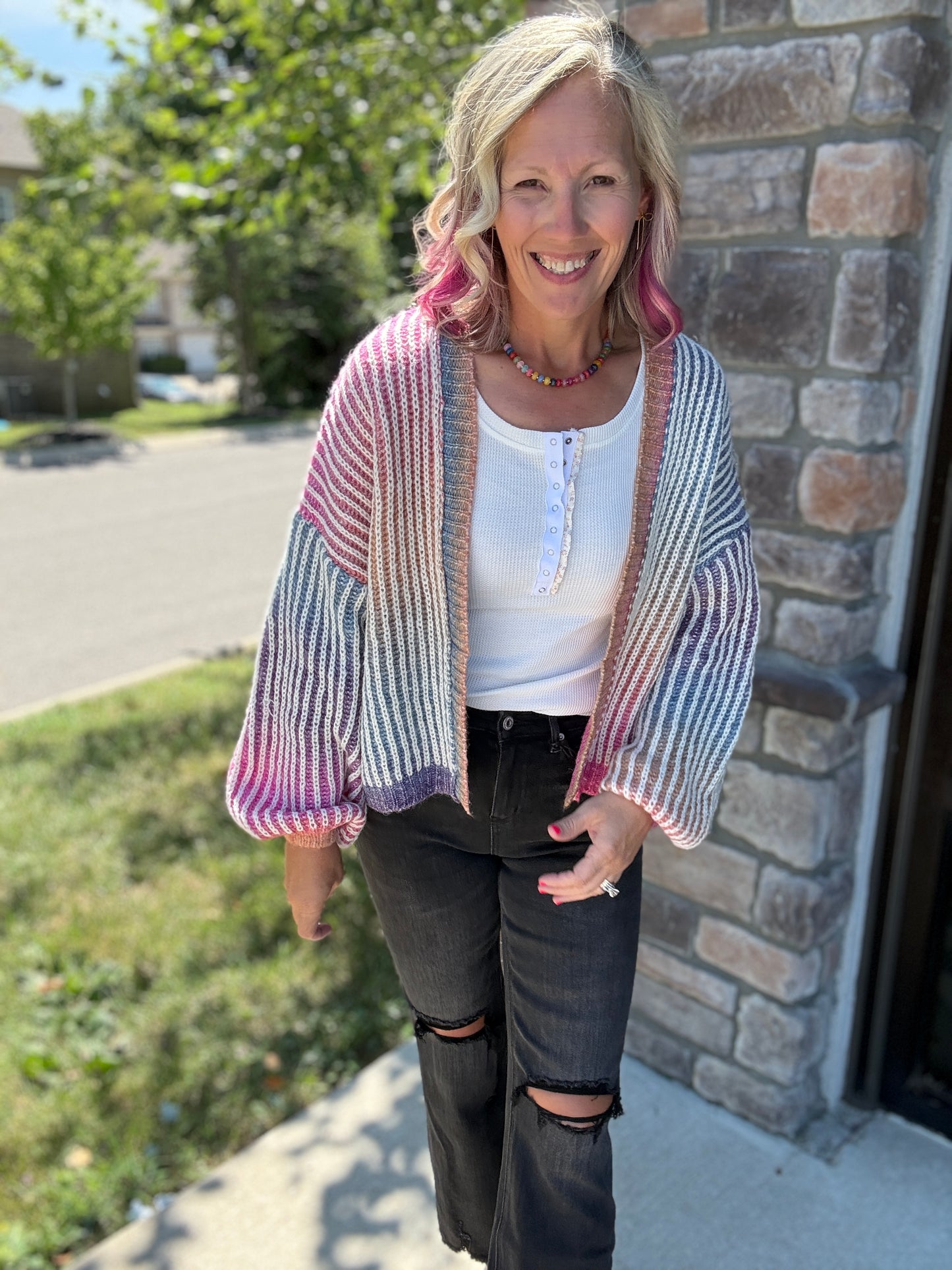 Chasing Rainbows Cardigan