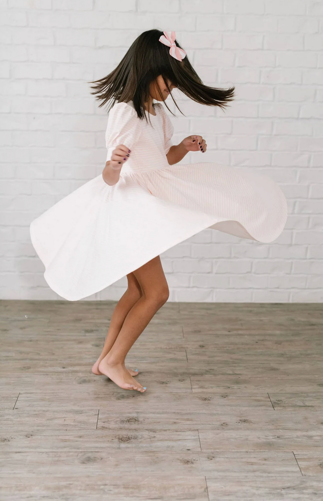 Candy Stripe Twirl Dress