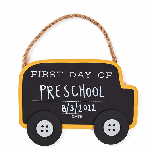 First Day Chalkboard
