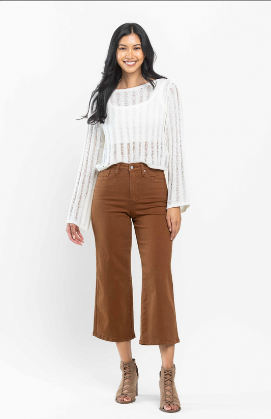 JB Camel Cropped Jeans