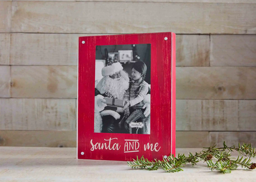 Santa & Me Picture Frame