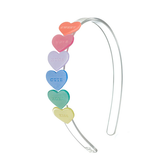 Candy Hearts Headband