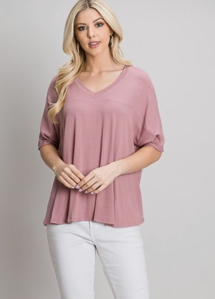 Emily Mauve Top