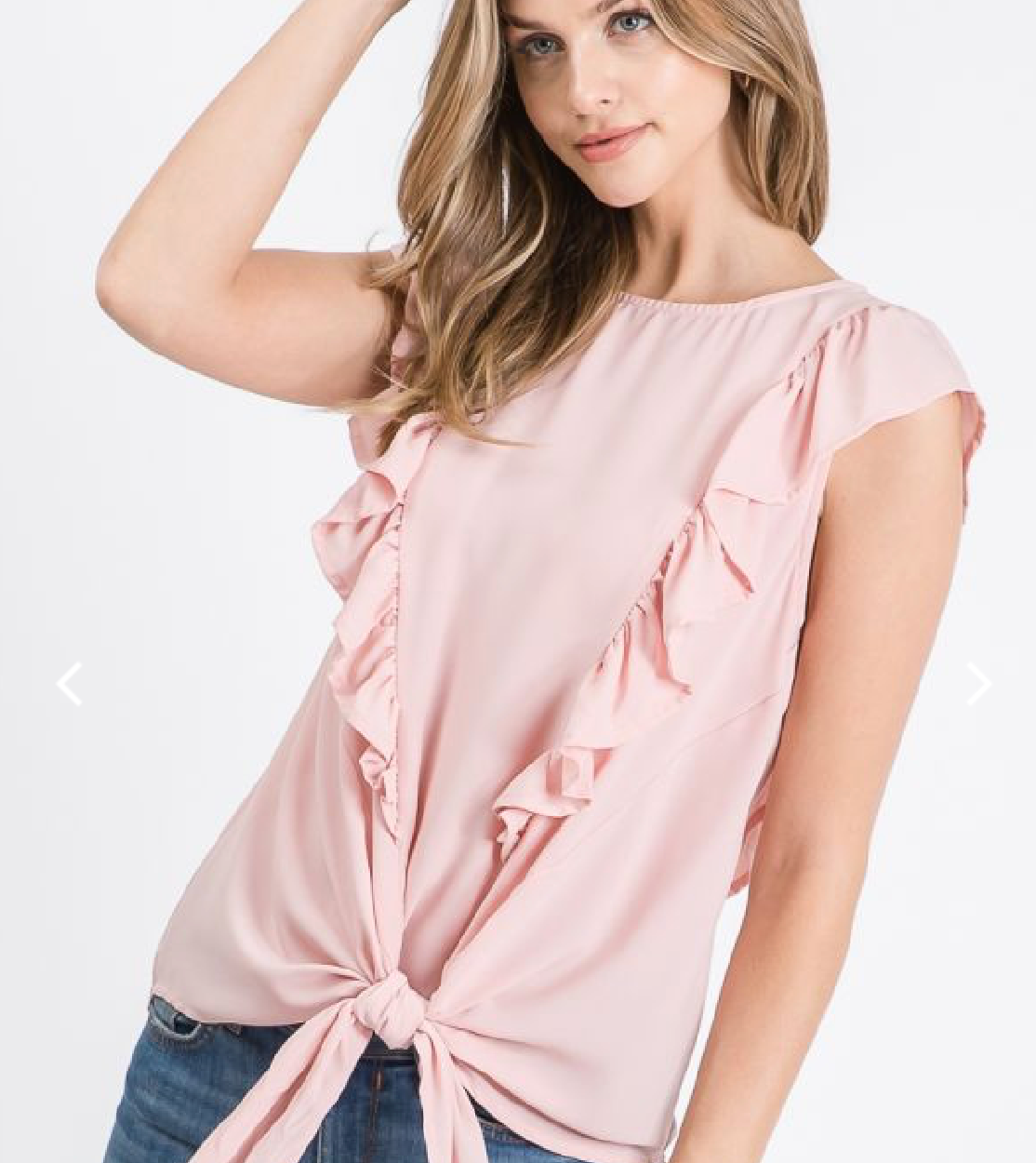 Kylie Twist Tie Top- Pink