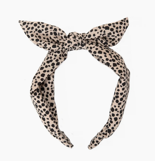 Leopard Love Tie Headband